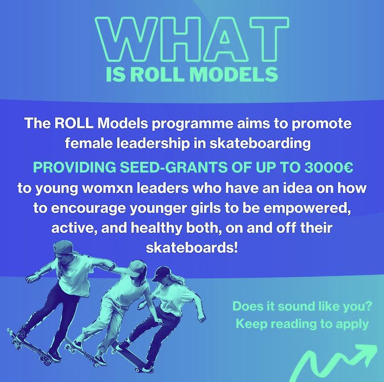 Just 4 days left to apply for the ROLL Models program by <a href="/Skateistan/">Skateistan</a> and <a href="/Women_Win/">Women Win</a> 

Full details and how to apply here:  womenwin.org/grls/news/anno…

#skatetwitter
#S4D
#womenwhoskate