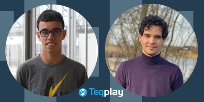 Teqplay is continously doing research to build next generation products&solutions in #portcalloptimization. Meet #interns Darius and Gavin whose assignments will contribute to our goal: reduce CO2-emission and save time and cost in the #portcall. Good luck to Darius&Gavin!