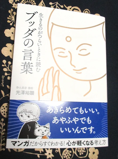 「フリースタイルな僧侶たち」で対談させていただいた光澤裕顕さんの『生きるのがつらいときに読む ブッダの言葉』をご恵贈いただきました。
悩みや問いに対し、文章と絵と漫画で大変わかりやすく温かな目線で説かれていらっしゃいます。
たくさんの良いお言葉と出遇える、ぜひ読んでほしい1冊です。 