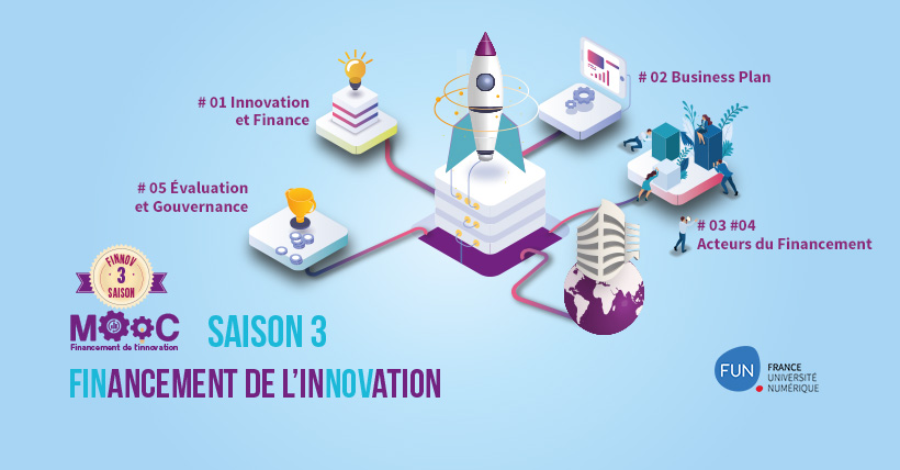 🧐Comment fonctionne le financement de l’innovation ? Qui sont les acteurs du métier  ? Quelle gouvernance pour l’entreprise innovante ? 
Si vous vous posez ces questions, inscrivez-vous au MOOC Financement de l'Innovation !
🔎bit.ly/MOOC-finnov-v3
🗓️Rdv sur FUN dès le 11 mars