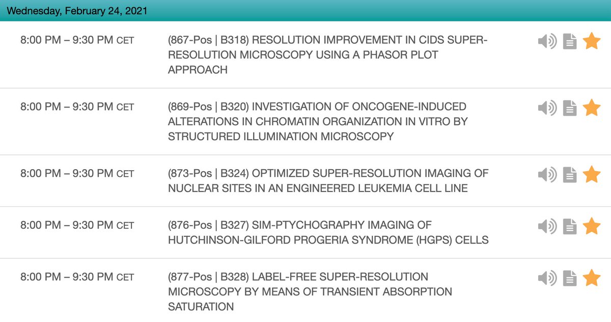 Day 3 of #BPS2021, time for #diasprolab to shine!
Check out some of our #superresolution #microscopy research in todays #opticalmicroscopy poster session! <a href="/BiophysicsGenoa/">Biophysics@Genoa</a> <a href="/BehjatKariman/">Behjat Kariman</a>