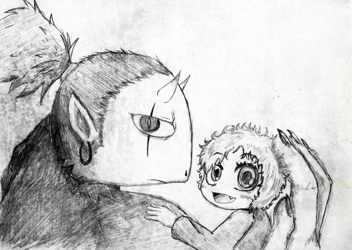 Massey Popman 俺の大事な宝物 アナログイラスト 人外 オリジナルイラスト Massey Popman 俺の大事な宝物 アナログイラスト 人外 オリジナルイラスト
