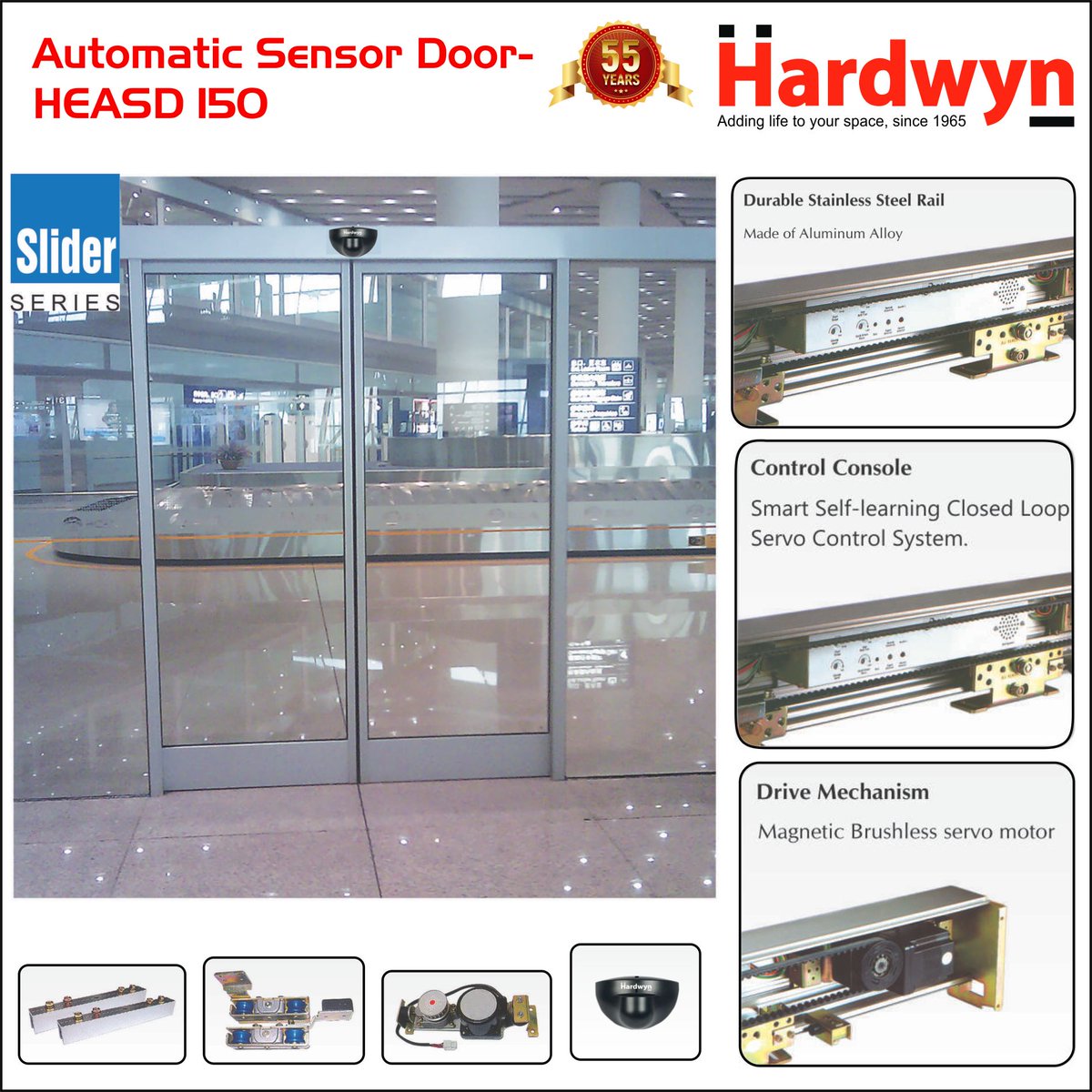 hardwynIndiaLtd's tweet image. Automatic Sensor Doors | Automatic Door Sensors - Hardwyn

We provide automatic sensor door systems, drive mechanism, engine case and cover, control console, self cleaning mechanism, DC motor, Hanger Block.

#AutomaticSensorDoor