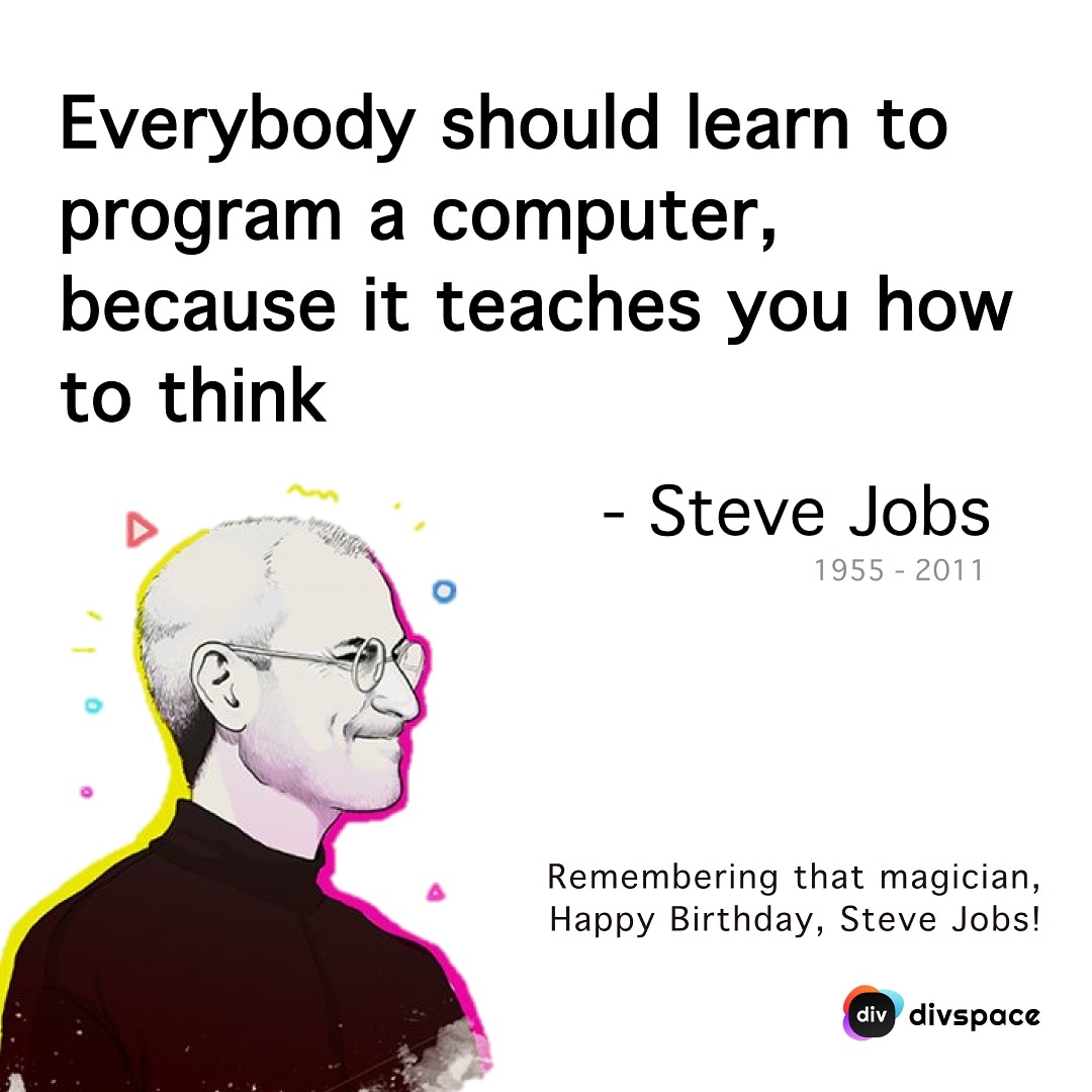 Remembering the magician.
Happy Birthday, Steve Jobs!  