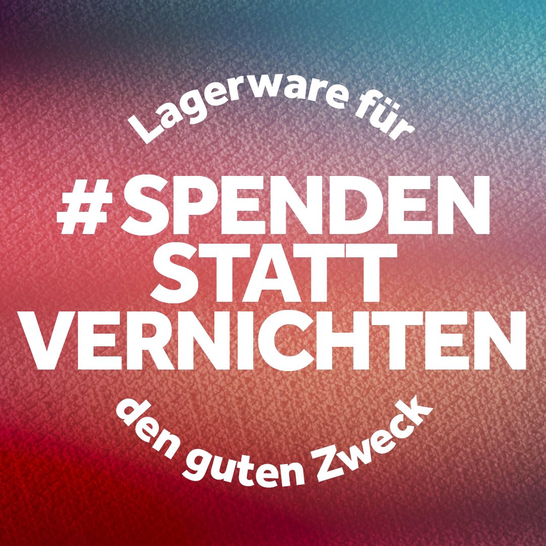Gerne sind wir bei der Initiative #SpendenStattVernichten dabei, die <a href="/GoeringEckardt/">Katrin Göring-Eckardt</a> heute morgen zusammen mit Dr. Ulrich Schneider und <a href="/handelsverband/">Handelsverband HDE</a> vorgestellt hat. Seit 2019 fordern wir mit <a href="/bevh_org/">bevh-Redaktion</a> und E&amp;Y die faire Besteuerung von Sachspenden - gut, das sich etwas bewegt!