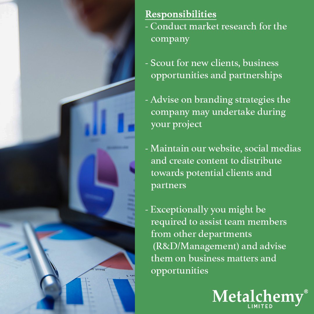uclentrepreneur's tweet image. Calling all students with strong business acumen to join Metalchemy @Metalchemy1 as a Business Development Associate this summer🌟!

#metalchemy #nanotech #nanomaterials #sustainability