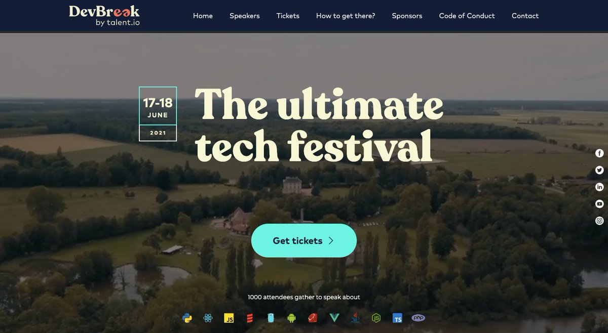 theodo_cloud's tweet image. 📣 #DevBreak, the two days tech festival from @talent_io is back for the 2021 edition!

🚀We are pleased to announce that our CTO @AuroreMalherbes will be on stage for a Talk! 

Gets your tickets here 👉 devbreak.io/#Tickets 

#devbreak #tech