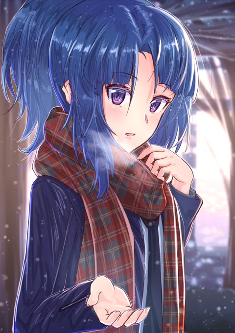 少し寒いね…手でもつなぐ?
…隊長の手、あったかいね。
 #アリスギアお絵かき 