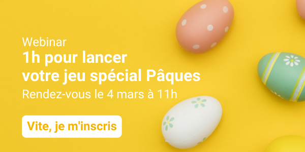 Pâques approche : inscrivez-vous dès maintenant à notre webinar dédié pour faire le plein de bonnes idées 🐰🔔 Rdv le 4 mars à 11h &gt; hubs.ly/H0H52r10