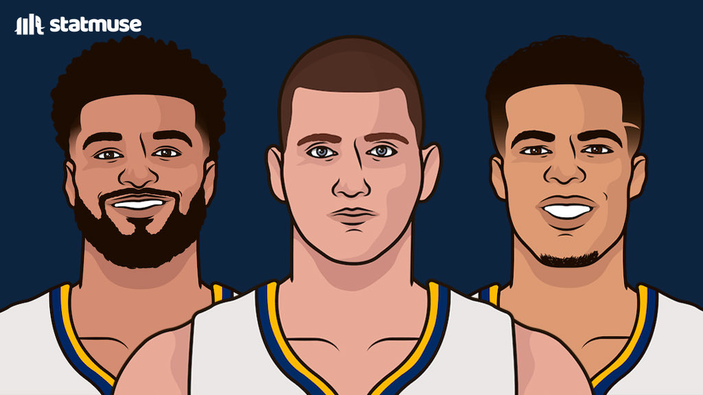 statmuse's tweet photo. The Nuggets combined for 1 turnover tonight — breaking the record for fewest turnover in a single game in NBA history.

(Submitted by @JaredAGoodman) https://t.co/4gLFLy4dxy