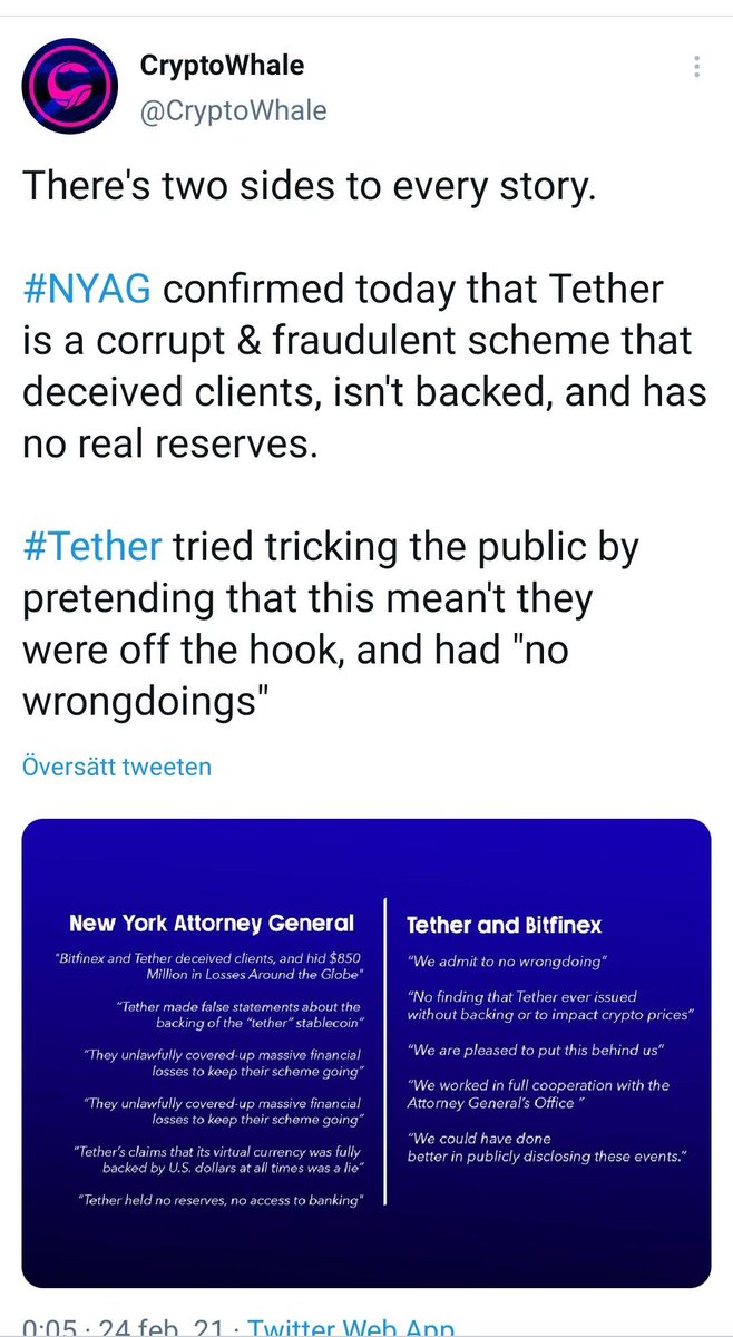 Tether is 💀?