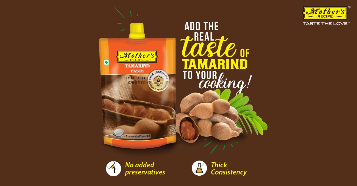 Mothers Recipe Make Your Meals Chatpata With A Dollop Of Mother S Recipe Tamarind Paste Shop Now T Co 76f4atd1ej Tamarind Cookingpaste Paste Easytocook Cookinghack Diycooking Easyrecipes Tastethelove Mothersrecipe