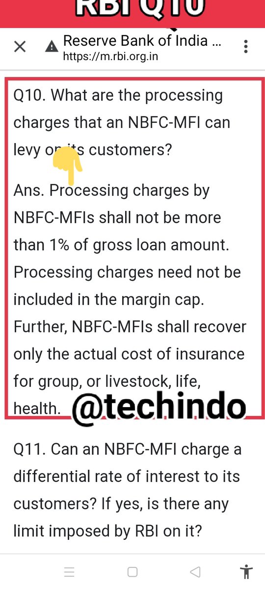 techindo21's tweet photo. @Kissht_EMI How do you obey @RBI Guidelines in
1). Processing charges
You - 12%, RBI - 1%
and GST You-18%, RBI-Nil
2). Tenure
You-15 days, RBI-12 Months
3). Unnecessary DATA ACCESS.
#BhadeKaTattu
#InSecureBorrowers
#DataChor
#NoLoanRecovery2021
#OperationHaftaVasooli
#SaveThem https://t.co/IO8IIL9ZUI