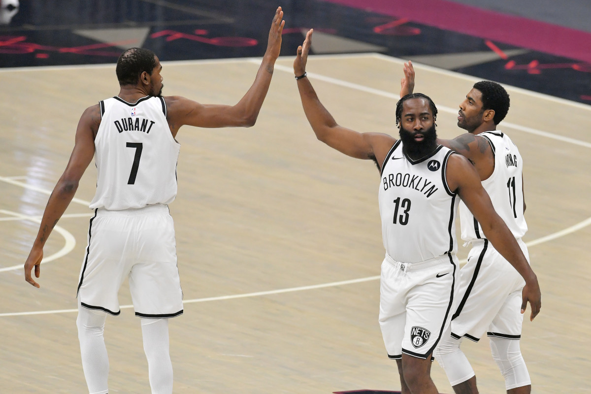 James Harden makes it three Nets in All Star Game for first time