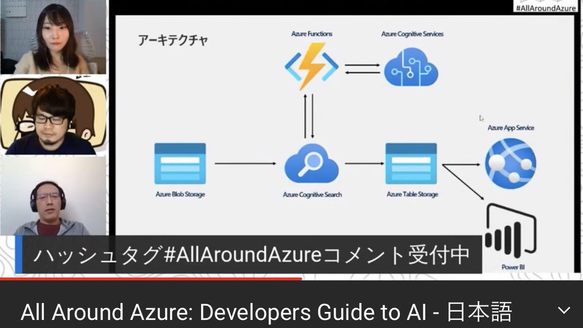 chomado's tweet image. マイクロソフト公式 #AllAroundAzure イベントで
マイクロソフトの AI 入門会をやった☺️
もう3ヶ月経つんだなあ、早い!
youtu.be/rjtt6y_1Nak
_