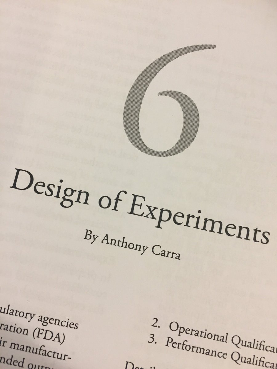 bigbpi's tweet image. Want a quick tutorial on the design and analysis of experiments?
Check out the video links in the comment section below to learn the fundamentals along with a step-by-step worked example.
#designofexperiments  #sixsigma #processvalidation
