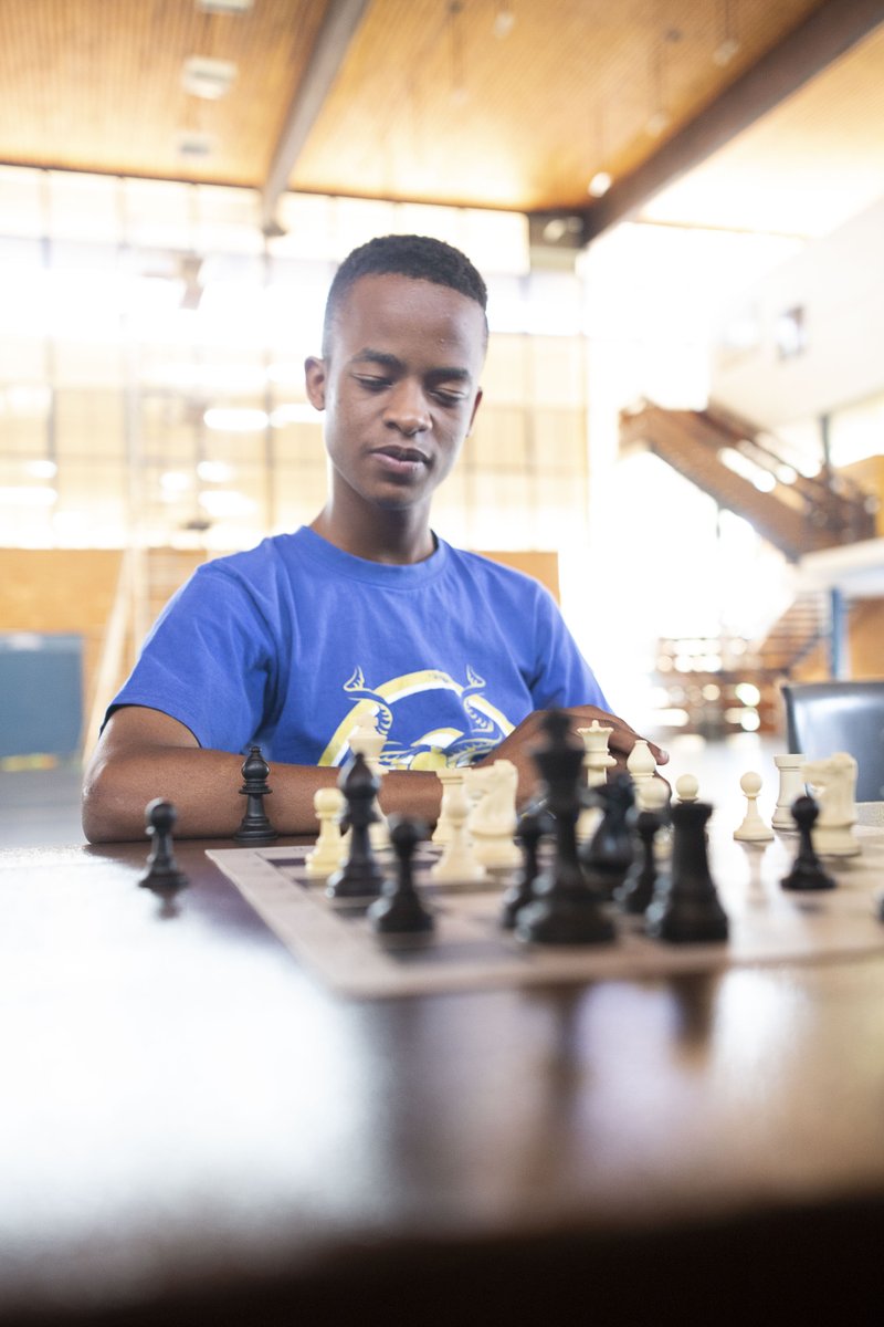 WitsSport's tweet photo. 🏆#WednesdayShoutout
Wits Chess player Koketso Mathebe a.k.a "unclekeyyy", chats to us about his passion for chess:
read more: https://t.co/QFlCUyl2qO
#WitsSport #WitsChess
#LoveWitsLoveTheBlues https://t.co/RnbuqXoYF9