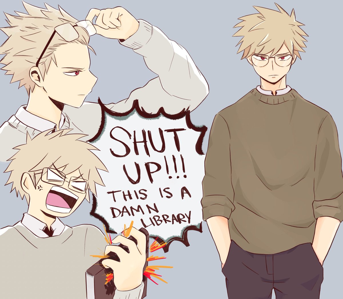 Librarian Bakugou brainrot