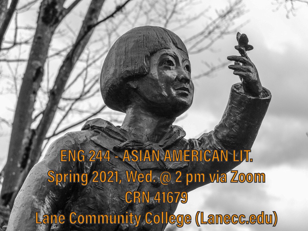 RShitabata's tweet photo. Please join us &amp; read some fun books. Lane Community College (https://t.co/V3irmR53lQ) is an open admissions institution.

#lanecommunitycollege #lcc #collegeclass #collegeclasses #asianamericanlit #asianamericanliterature #literature #literatureclass #onlineclass #onlineclasses https://t.co/C1qaSwtxp1