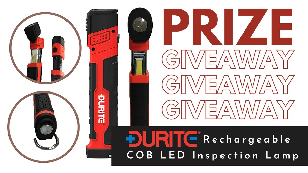 TRPParts_UK's tweet photo. COMPETITION TIME! 🌟It was #randomactsofkindness last week. TAG your #HGV hero, someone who has been a #keyworker by driving through this tough time! 1 tag = 1 entry. 5 lucky winners will receive a #DURITE Rechargeable COB LED Inspection Lamp completely free. #winitwednesday https://t.co/IzYznfjGzL