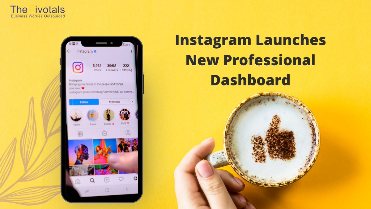 ThePivotals's tweet photo. Instagram has announced the launch of a new ‘Professional Dashboard. This is basically a new tools management system that gives users insight into the performance of their posts. The dashboard breaks down the insights it offers into 3 distinct areas.
.
.
#instagram #thepivotals https://t.co/zBPFbq4bfy