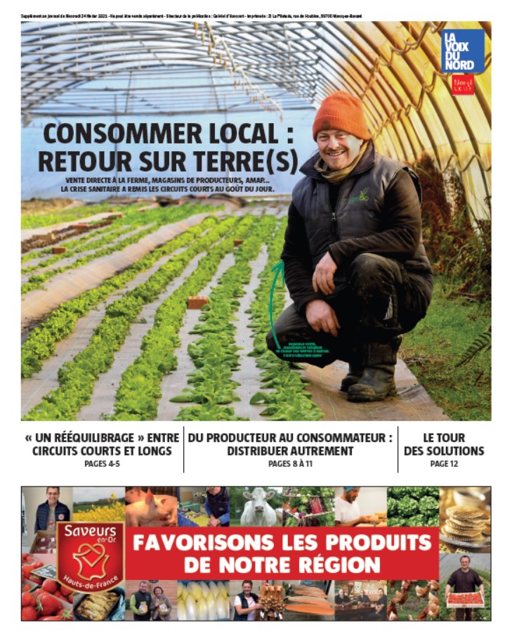 ofacon's tweet image. A quelques jours du premier salon régional de l'agriculture des @hautsdefrance (en ligne et sur @WEO_TV), rendez-vous dans @lavoixdunord qui consacre ce mercredi un dossier au "consommer local". Dans le contexte actuel, les circuits courts ont plus que jamais le vent en poupe.
