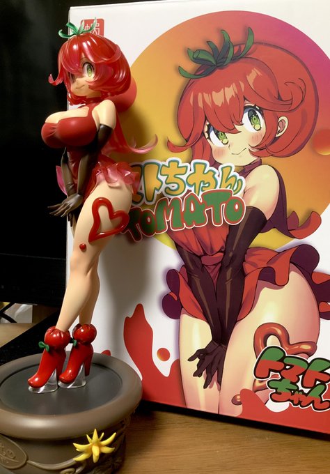 トマトちゃんフィギュアかわいいー🍅✨
蝸之殼スタジオさんに感謝!! 