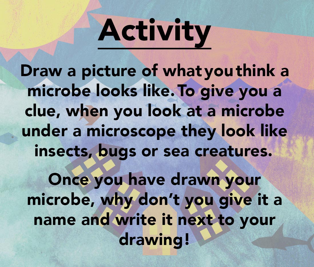 Day 3 of our #HomeSchooling creative activities for #KS2. Today is all about microbes. 

The activity is inspired by the work of <a href="/dr_linatheo/">Dr. Pavlina Theodosiou</a> and Dr Sharon Velasquez from <a href="/EngineeringNCL/">Engineering at Newcastle</a>. Their clever research is showing how microbes can help us tackle #ClimateChange.