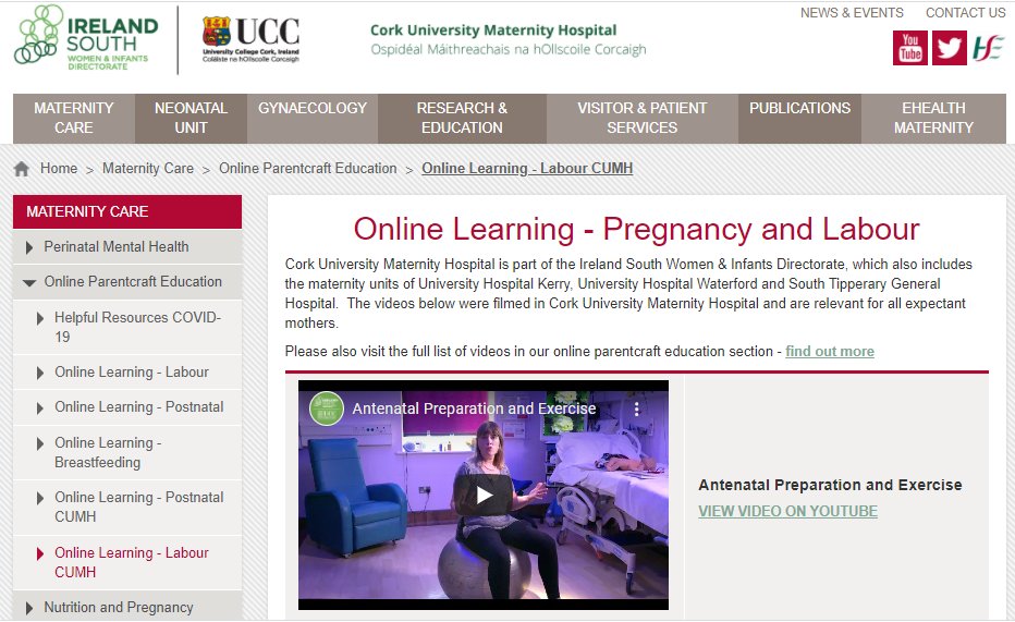 IrelandSouthWID's tweet photo. Antenatal Education is so important! #CUMH have a variety of online videos as well as LIVE antenatal, breastfeeding and nutrition classes.. Just send us an email to book - full details on our website ... #parentcraft
https://t.co/CX8bQOASnL https://t.co/VNB6VmwzeU