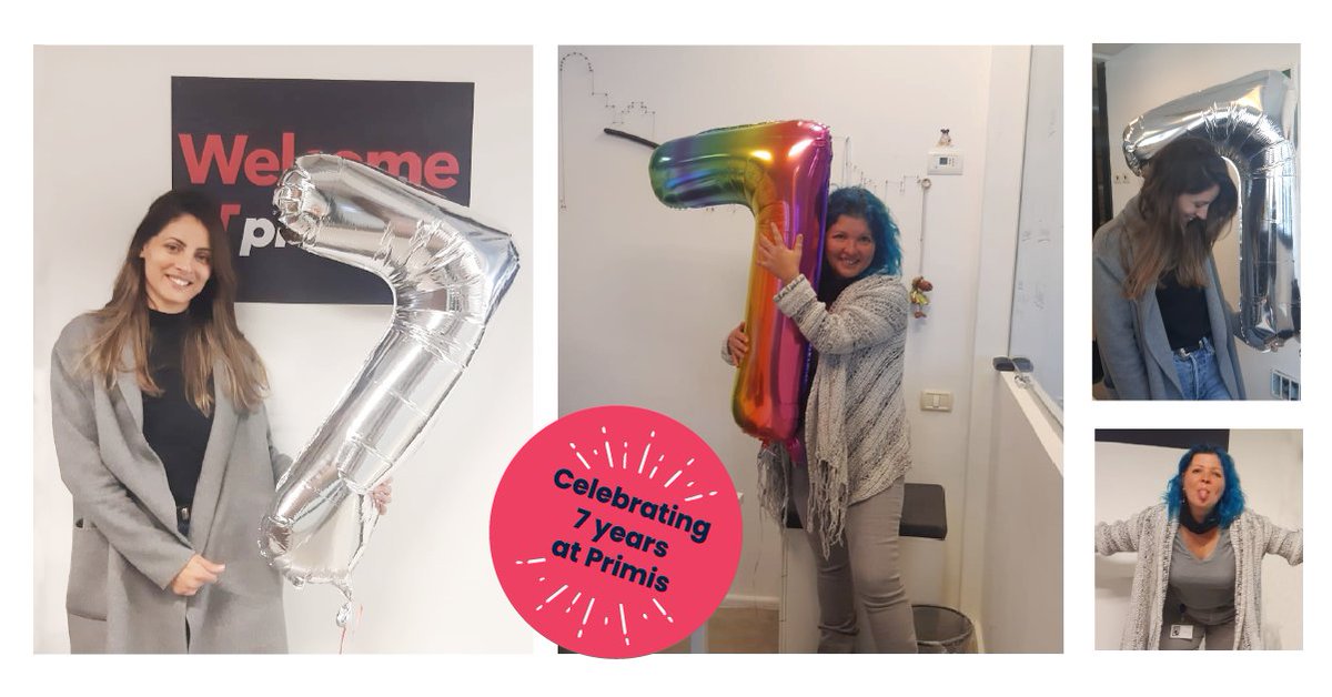 Happy 7 Year Workaversary!
 
We have not one ☝️ but two ✌️ employees celebrating this milestone!

Thank you so much for all you do, we are so happy to have you as part of the team!
 
#thankyou #workaversary #teamwork #officeculture