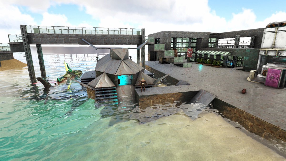 Yhaman1976 Ark Ark建築 船着場作りました T Co 3rd7wdsoha Twitter