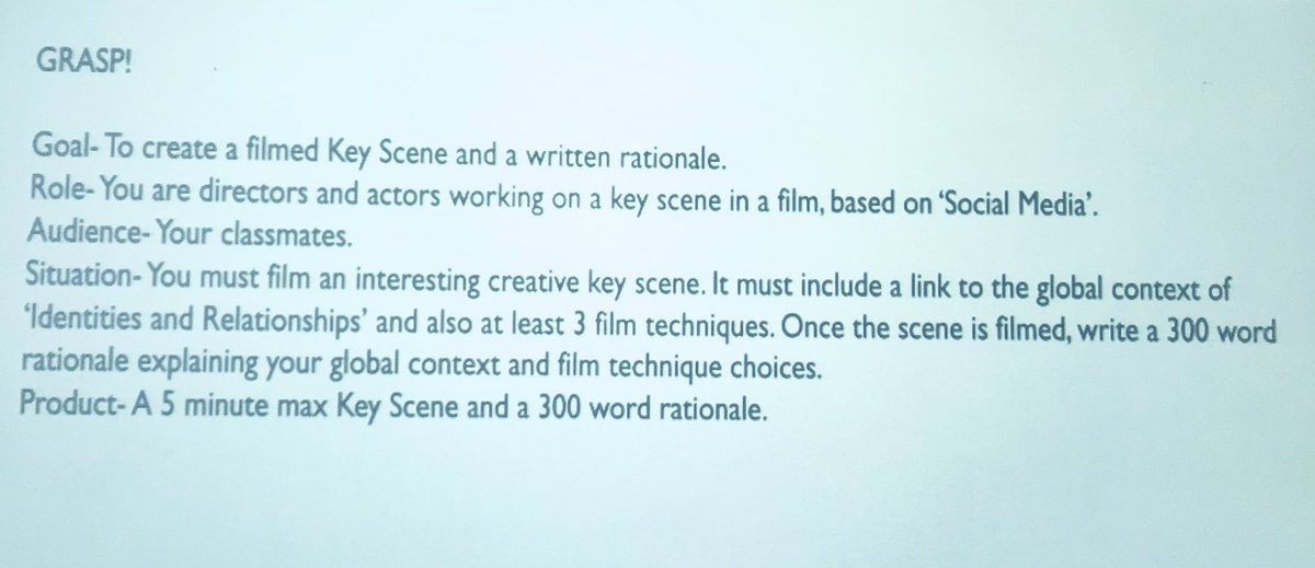 DIA_EngDpt's tweet photo. Year 11 students learning cinematography techniques through real life tasks! #MYP #English #scriptwritng #filmtechniques #GRASPtask #howwelearn https://t.co/XKEIzBnOBV