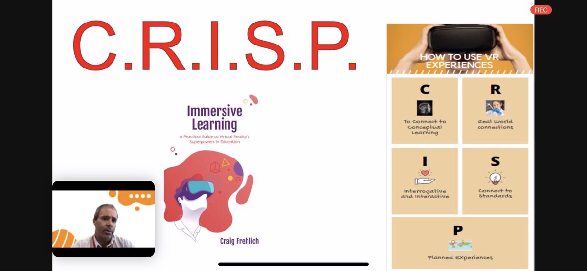 Joseph_NSEB's tweet photo. Really enjoyed hearing from @Cfrehlichteach about VR in the classroom, facilitated by Adila @vere360 democratizing experiential learning through VR. I’m a believer! #UNLEASH #ImmersiveLearning #CRISP https://t.co/sqj9zjm8kK
