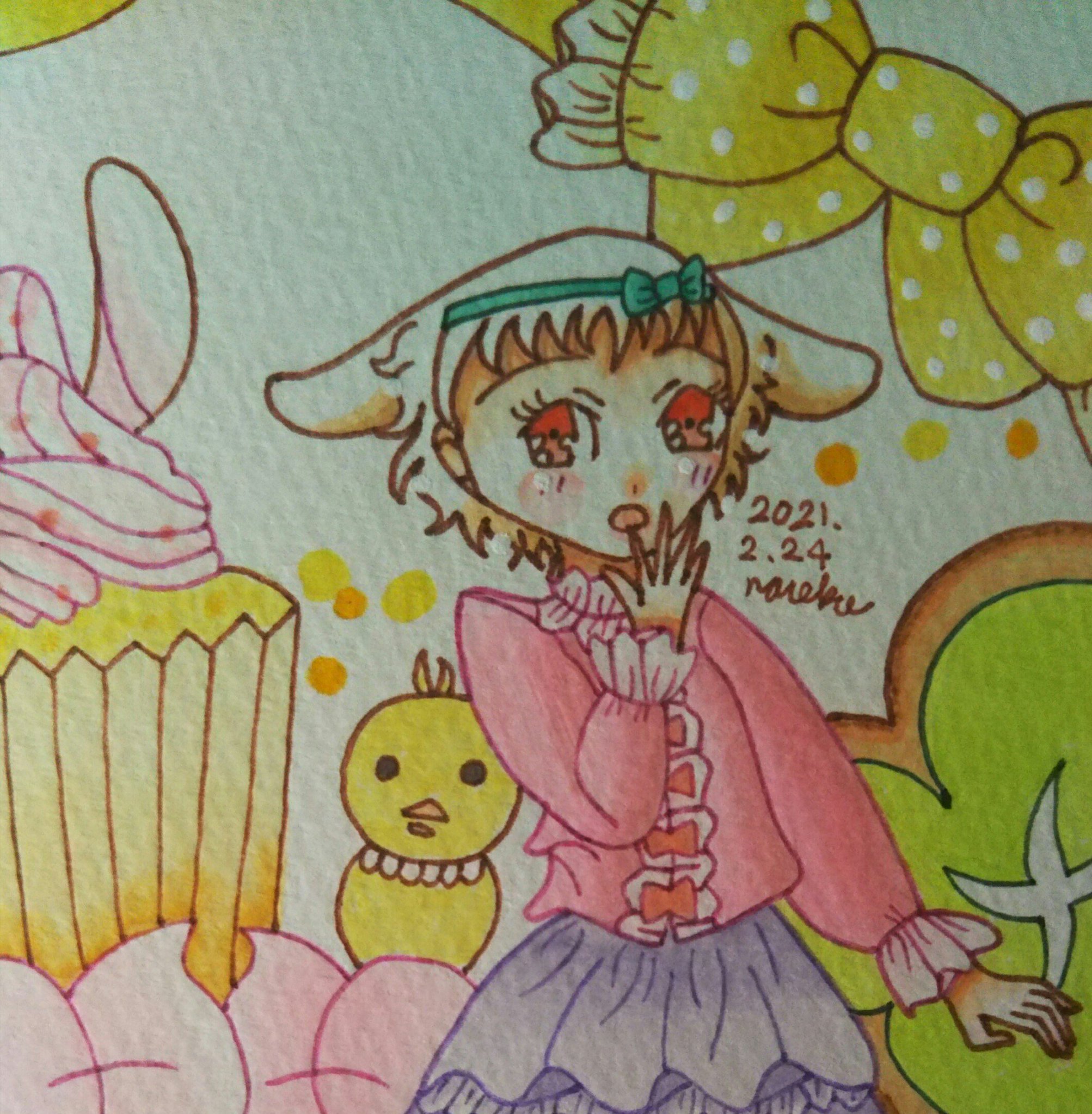 なおこ 春を待ちわびて イースター まだかしら 春の うさぎが主役のお祭り ふわふわ のフリルでおめかしして 待ちわびている女の子がいます 黄色いリボンで飾って 可愛いお菓子も準備して ああ まだかしら 今日もお疲れ様でした なおこ 春を待ちわびて イースター まだかしら 春の うさぎが主役のお祭り ふわふわ のフリルでおめかしして 待ちわびている女の子がいます 黄色いリボンで飾って 可愛いお菓子も準備して ああ まだかしら 今日もお疲れ様でした