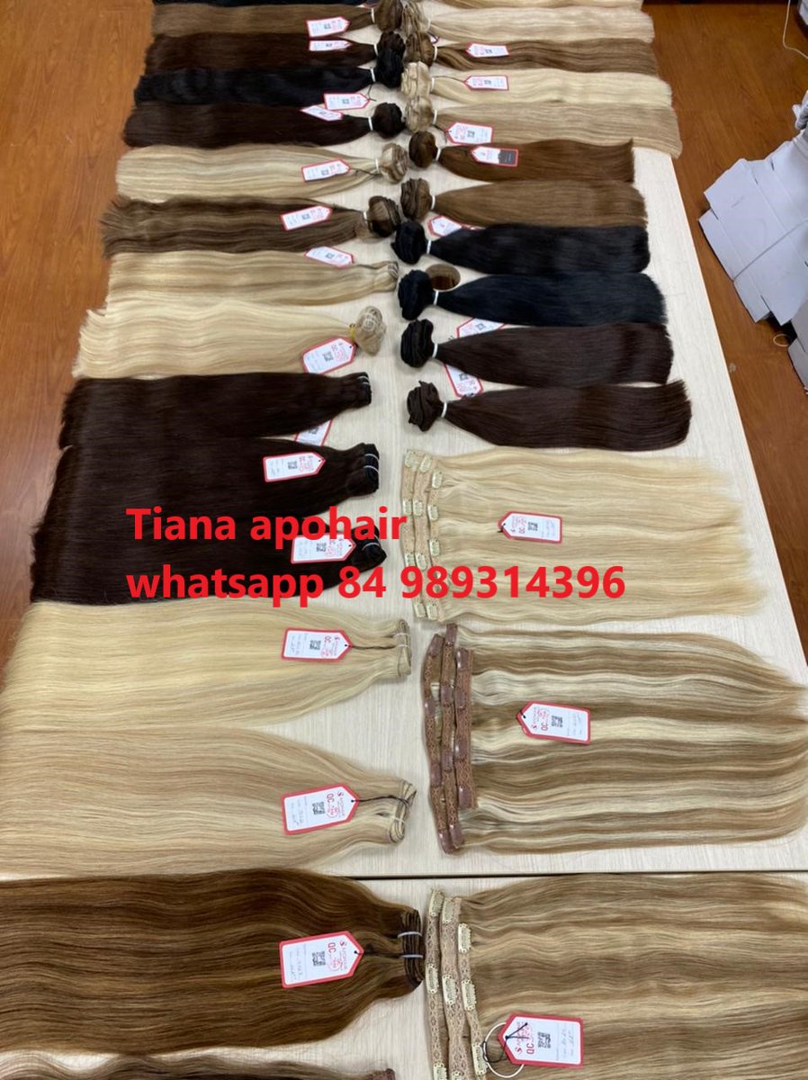 WILL BRING HIGHEST STANDARDS ONLY ALL OVER THE WORLD
☃️💯%vietnamese Remy hair, NO SYNTHETIC HAIR
☃️silk and soft
⛄️free tangle, no shedding
☃️easy to make many styles
🎁🎉🎊special discount for 5️⃣ kg
#vietnamesehair #virginhair
Store: apostore.vn