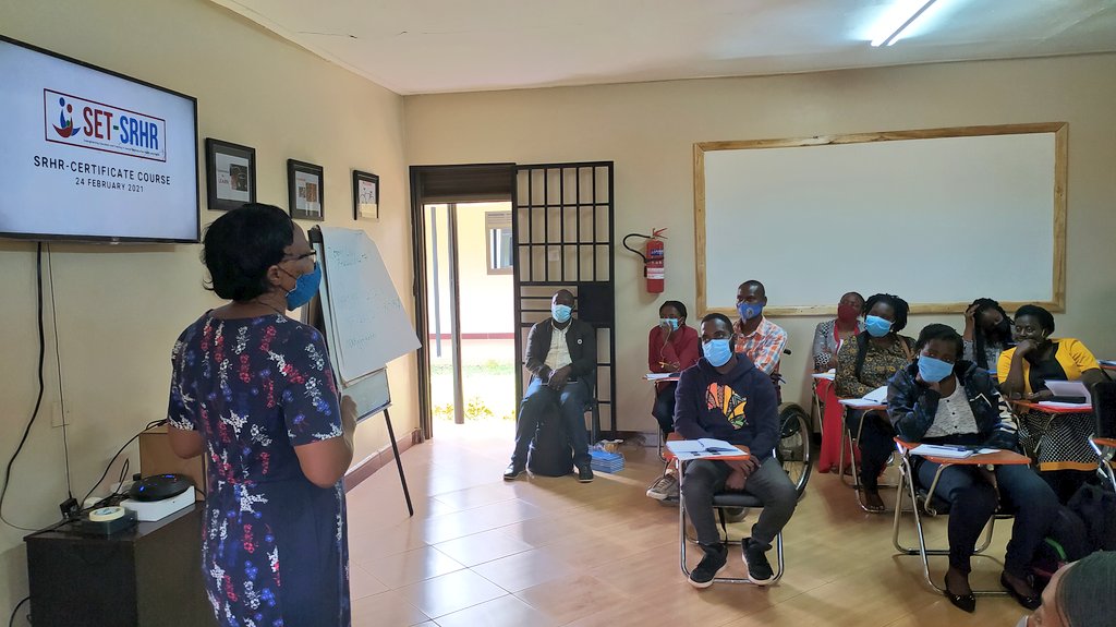 SETSRHRUg's tweet image. Today we kick off the 2 SRHR Certificate Course at the Center of the SRHR, @MakSPH in Kasangati. 

The 2 weeks certificate is targeting SRHR Practitioners from the different sectors. The course is under the SET SRHR Project. 

#OrangeKnowledge
