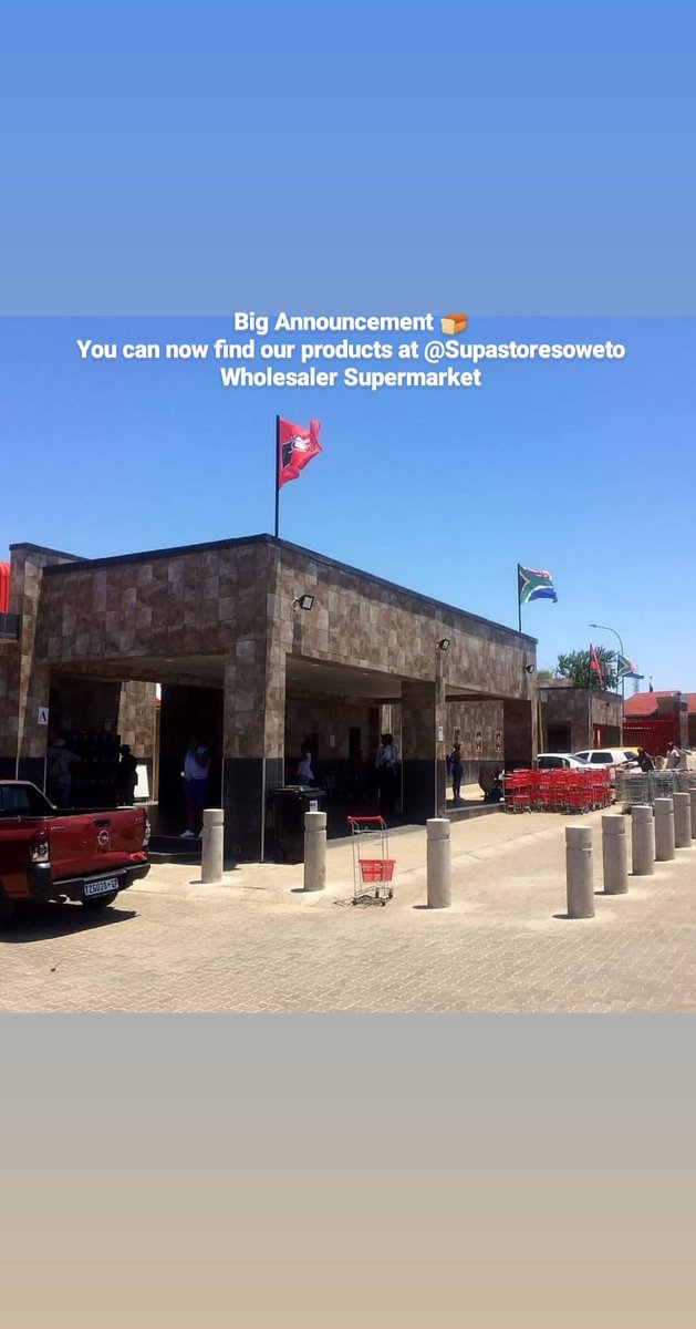 Dear Soweto Community and Society
Big Announcement 🍞
You can now find our products at @Supastoresoweto Wholesaler Supermarket
#unemployment #TakealotFireSale