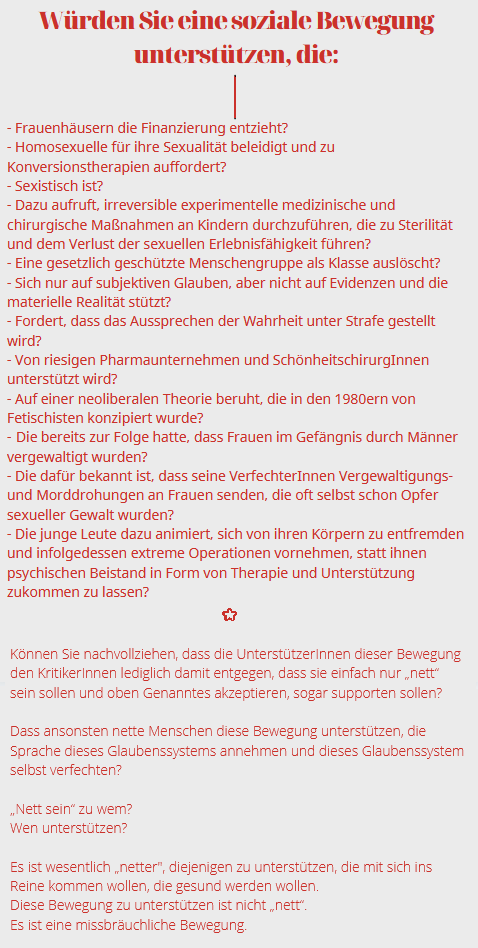 V_Feuerstein's tweet photo. Würden Sie?

#Selbstbestimmungsgesetz https://t.co/EDBM770jbN