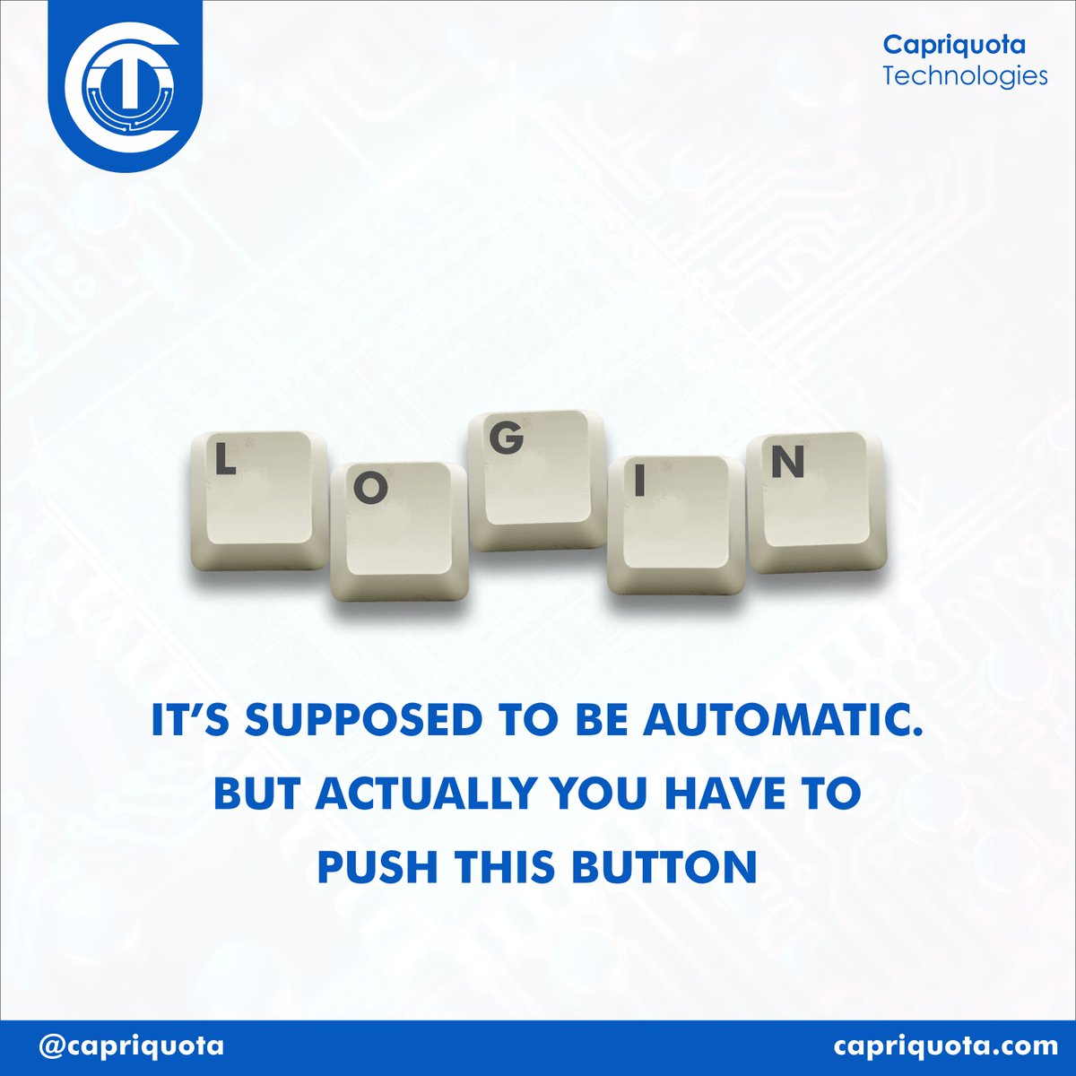 capriquota's tweet photo. It's supposed to be automatic, but actually you have to push this button L 🅾️ G ❗N
#capriquota #automation #wednesdayquotes #justthinkit https://t.co/JPZavY9nAi