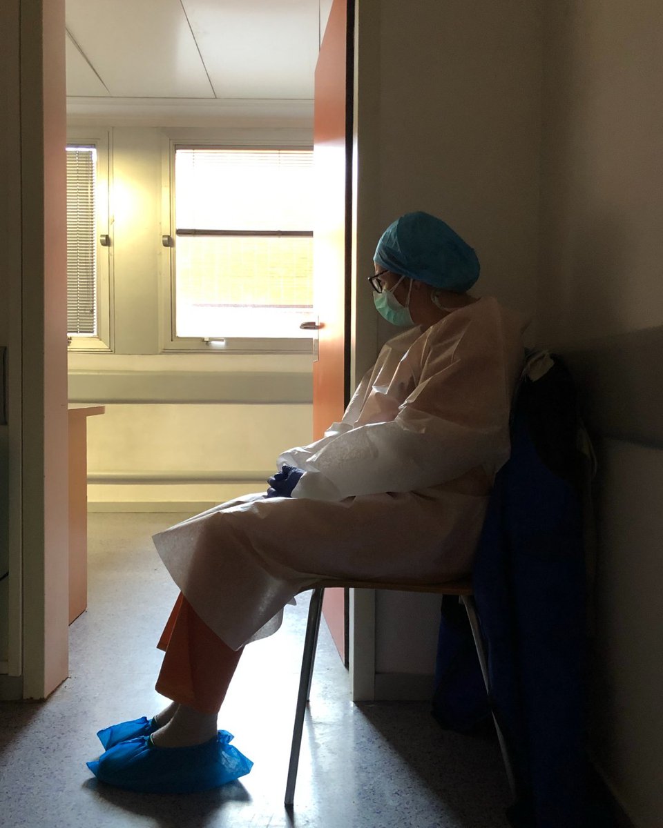 Waiting for COVID !!!
Image taken from one of our beloved X-Ray technician while she was waiting for the patient to come.
Caught my attention her quietness, unseen sacrifice and her unknown inner thoughts.
Beautiful light at the end of the tunnel.