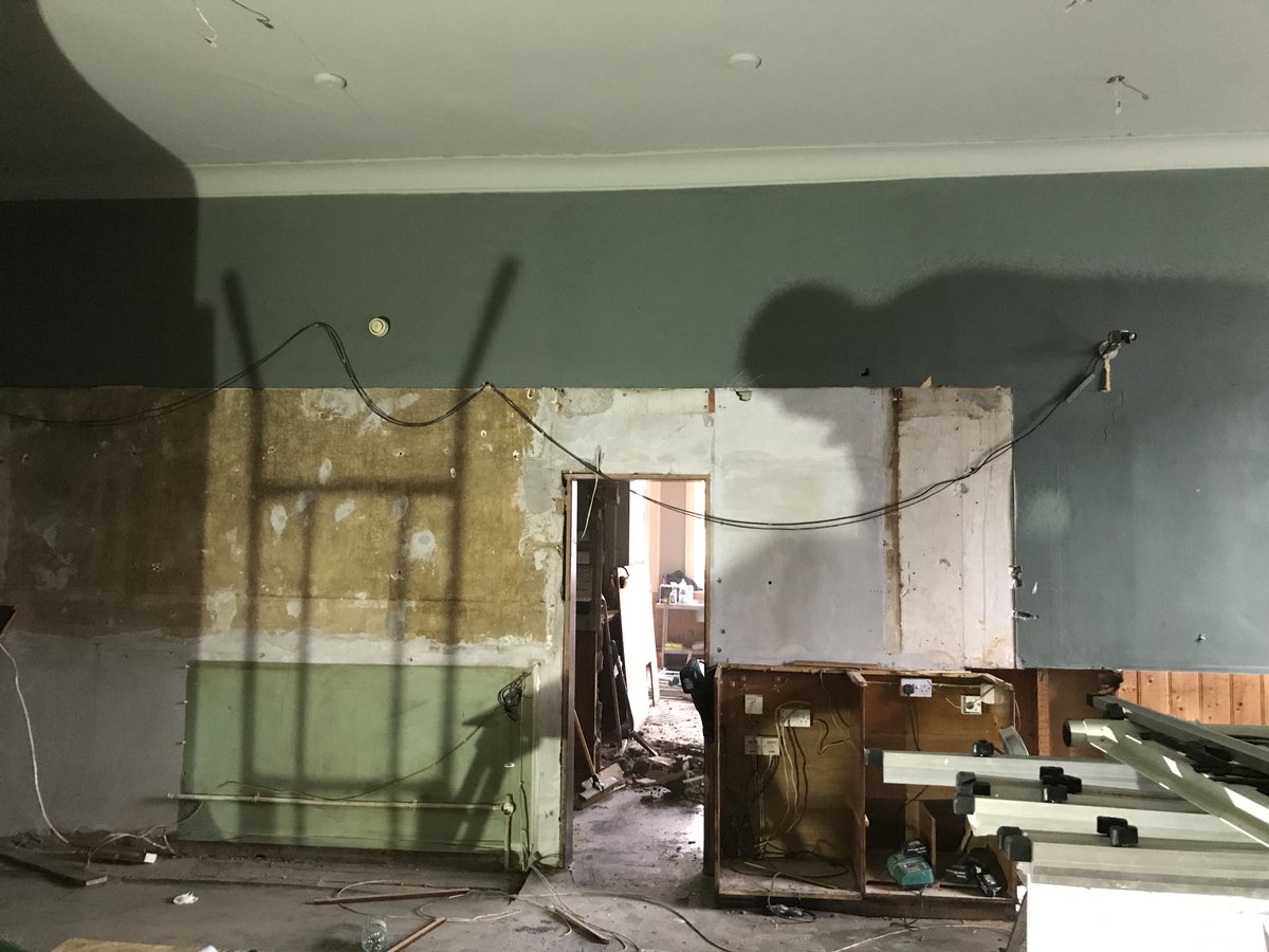 Another project on site with ABIR as CA- this time a full refurb on a local pub...remember those?