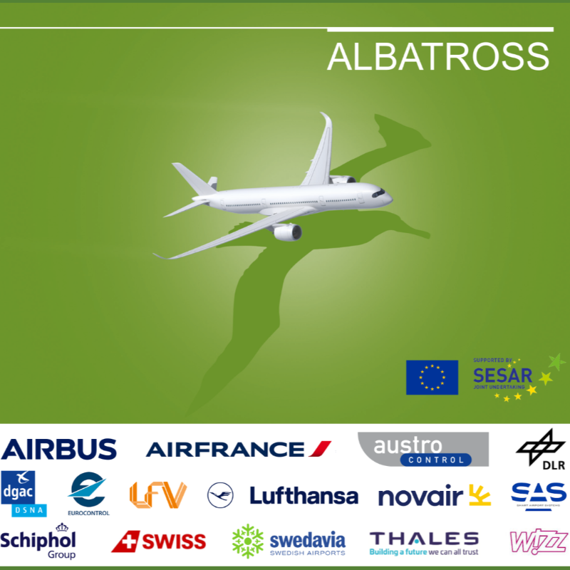 SESAR_JU's tweet photo. Albatross is not only a bird symbolising good luck🤞🐦
It's also name of a new #SESAR #H2020 project aiming to demonstrate "perfect" fuel-efficient #flights making use of a combination of #technologies. 🇪🇺🍃✈️
#GreenDeal #SustainableAviation #DigitalSky