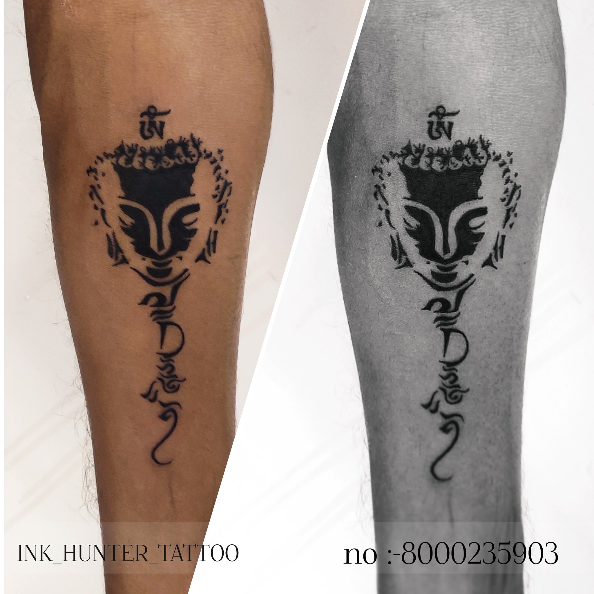 S.A.V.I Full Arm Tattoo, Full Sleeve Tattoo For Men, Lord Gautam Buddha  Tattoo For Girls Women,