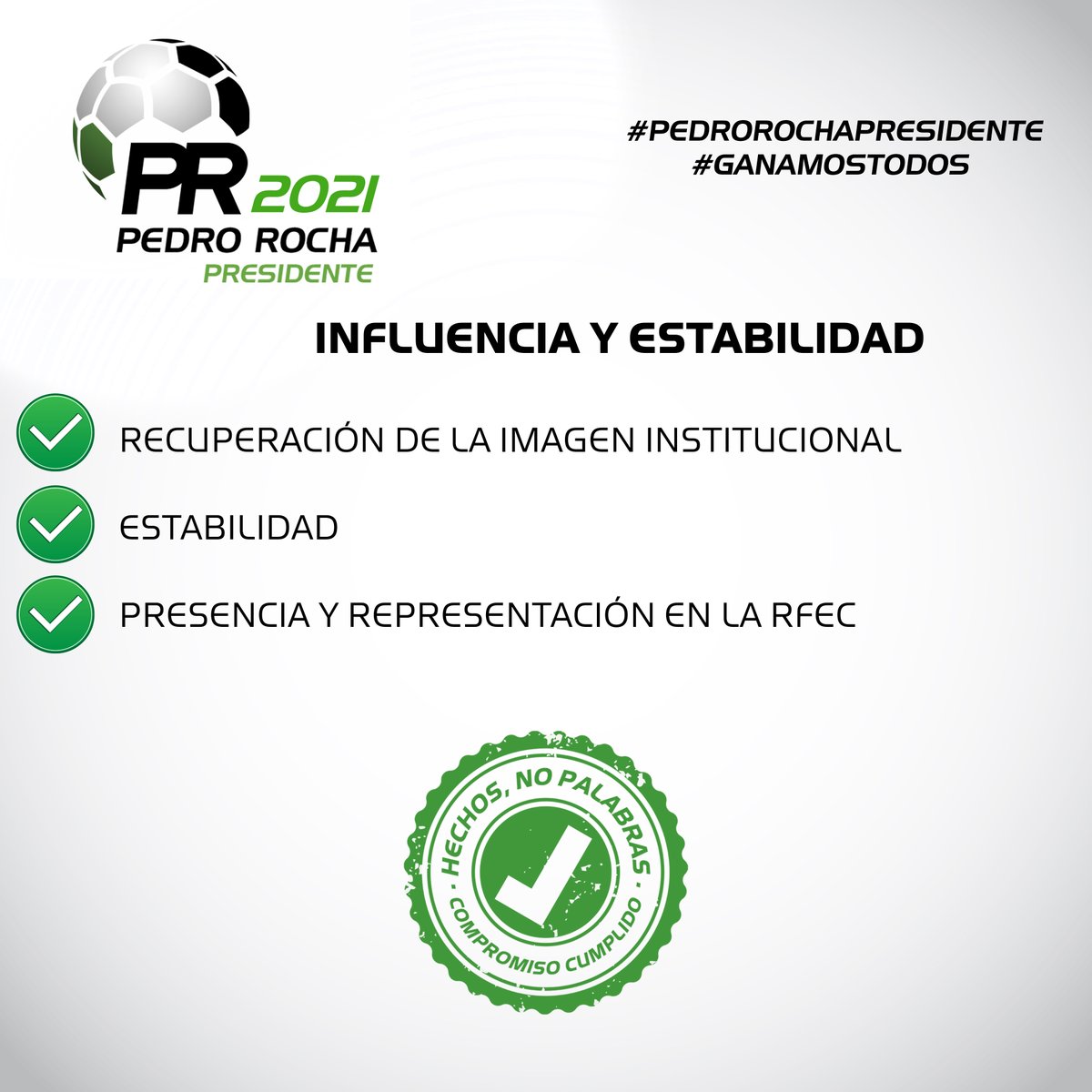 Candidatura Pedro Rocha 2021 tweet media