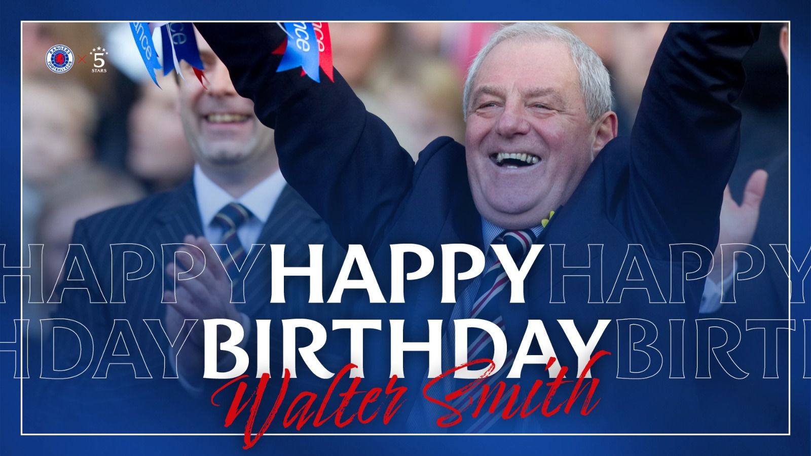 HAPPY BIRTHDAY to the gaffer, and latest signing, WALTER SMITH!  