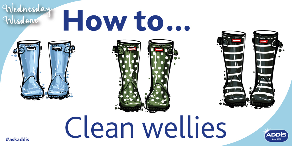 AddisHome's tweet image. Grab a dish brush with a small head to remove and loosen dried on debris. Then take a supersponge and submerge in warm soapy water and clean from the top of the boot downwards.   When this stage is completed take a clean but damp cloth to buff and finish the process.  #askaddis