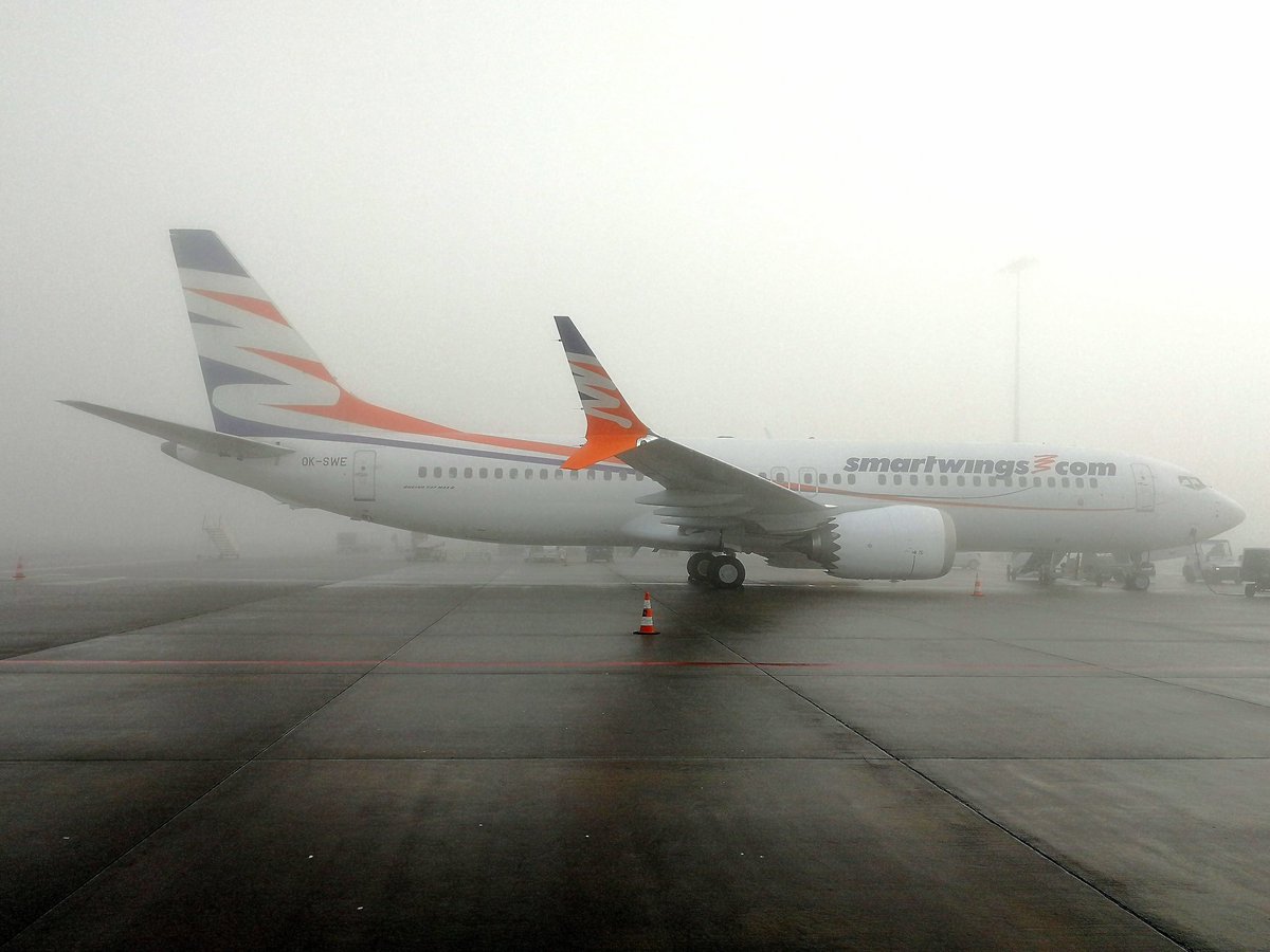 centaureax's tweet photo. Blíží se návrat #b737max dnes v 10:00 po územnění opět ve vzduchu první @smartwingsgroup OKSWE #737max close to resume passenger flts with 1st test flt today 10am after this grounded type approved return to service #pragueairport #aviationdaily #aviationnews #smartwings #738max https://t.co/ppgGpw3vvb