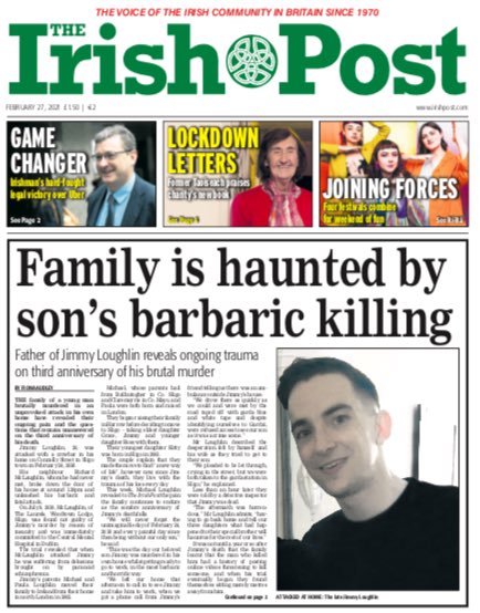Today marks the third anniversary of tragic Jimmy Loughlin’s death