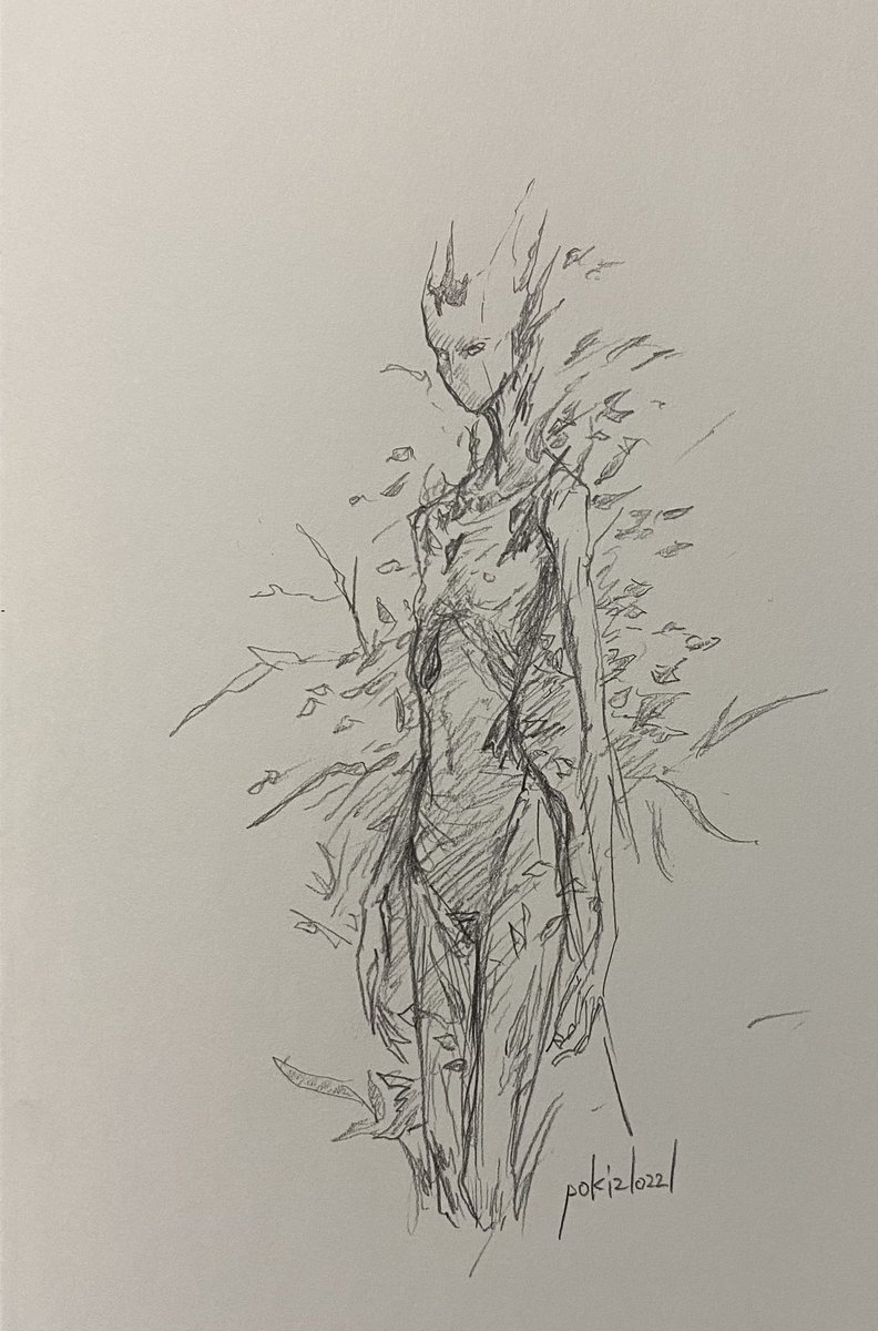 スケッチにペン入れ(シャーペン、ボールペン)
ペン入れするつもりはなかった絵ですが、入れました。まだ途中っぽいです。 