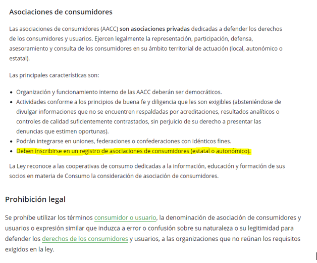 V_VelGar's tweet photo. Te ha asesorado también sobre lo que es una Asociación de Consumidores ?
Puedes indicarnos donde estás inscrito como Asociación?
Es que mira que busco, y nada...
👉Estatal: https://t.co/R9QQMERCAW
👉Autonómica: https://t.co/eCssVOSS3l

@consumidores, @facua Es así verdad? https://t.co/ojh5yXwM81